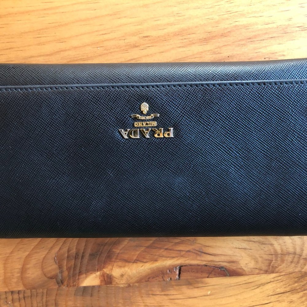 Prada Saffiano Wallet on Chain + Box, Card - Picture 7 of 13